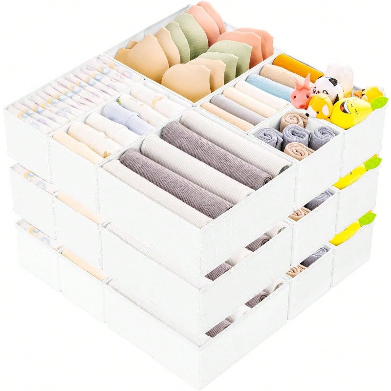 Closet Organizer Baby - Lot de 15 organiseurs de tiroirs