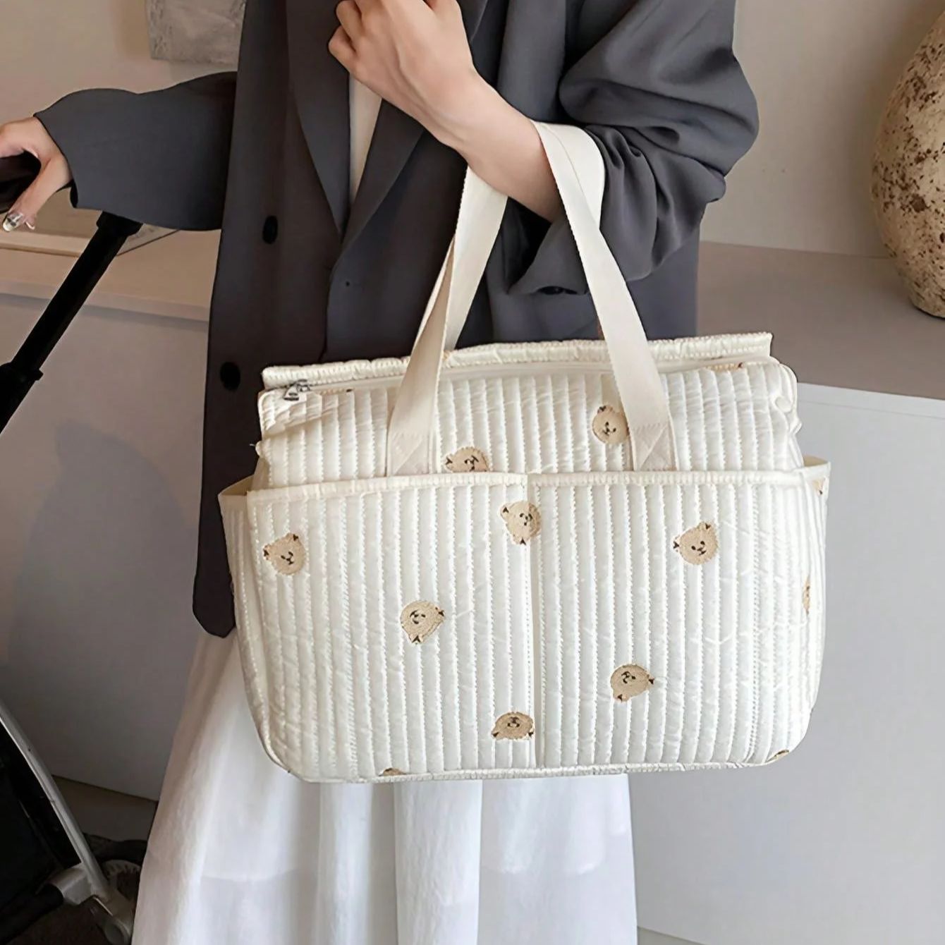 Baby Nursery Bags - Nouveau sac momie haute capacité ours