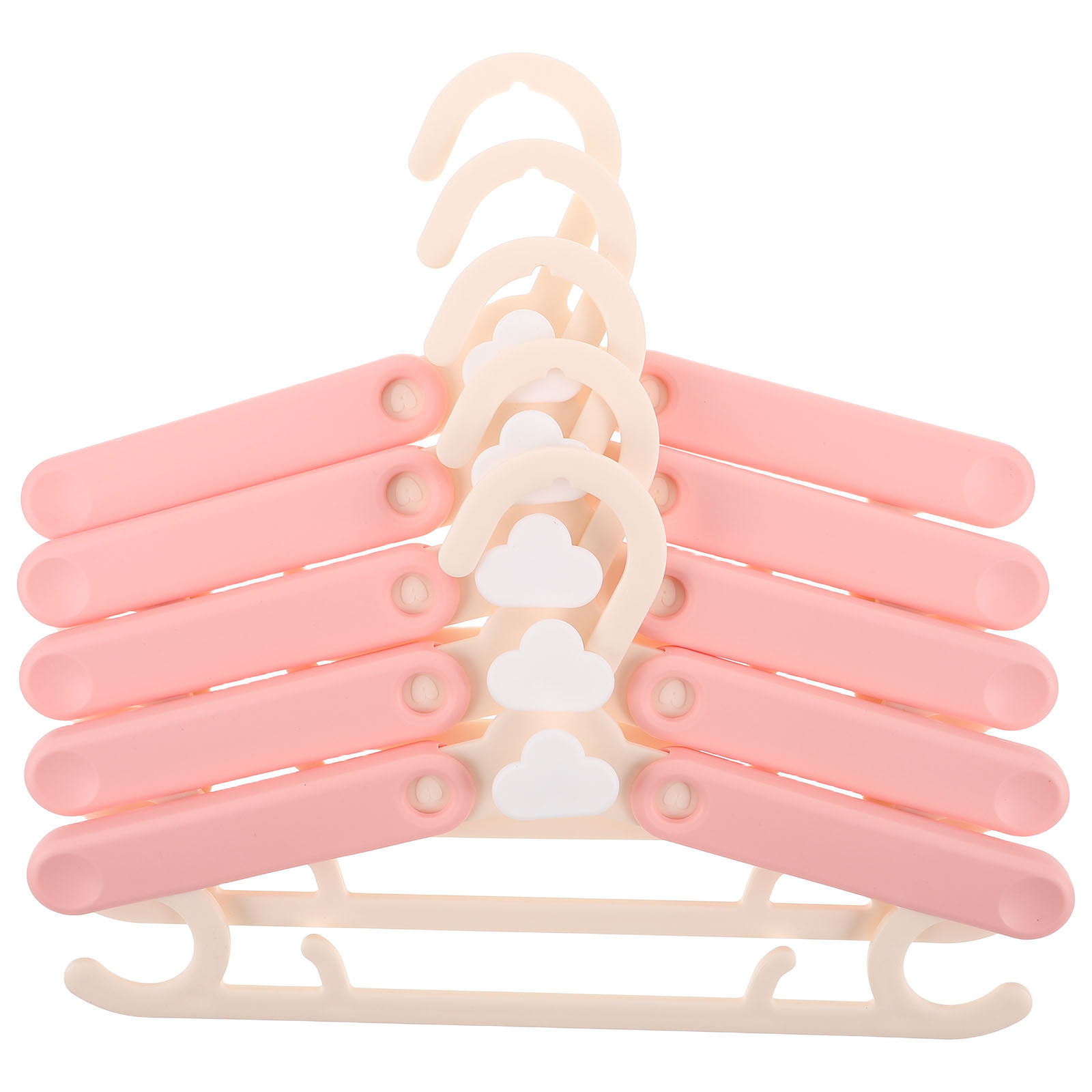 Baby Nursery Hangers - Lot de 5 cintres réglables en