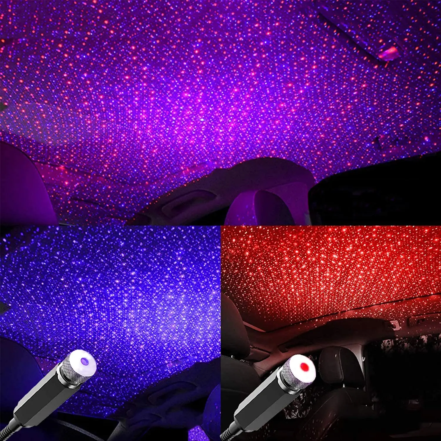 Night Light Projector Stars - Lampe de nuit romantique à LED