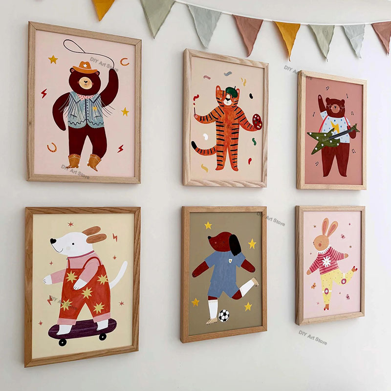 Baby Nursery Modern - Tableaux et Affiches Muraux en Toile