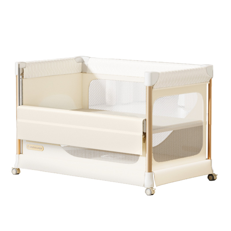 Baby Nursery With Queen Bed - Lit bébé Kaman pliable, mobile, multifonctionnel,