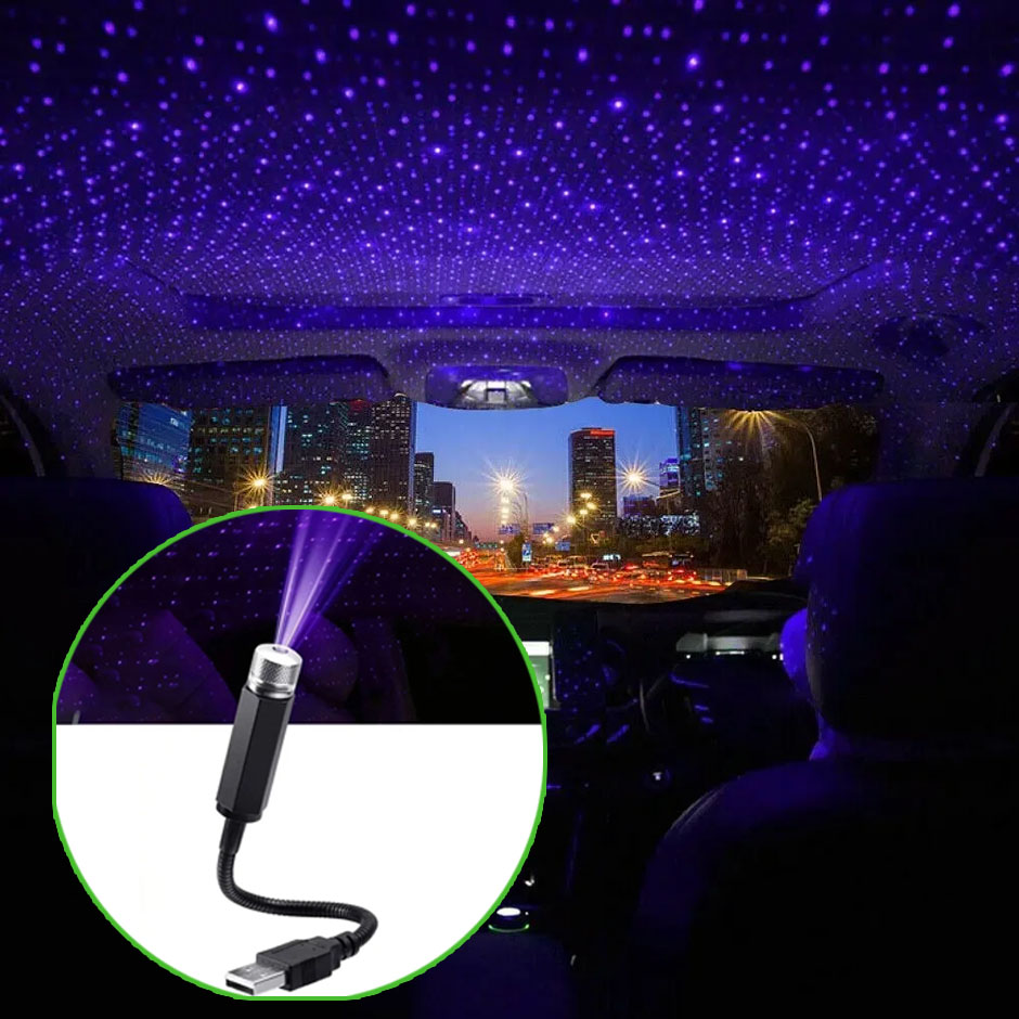 Night Light Projector Stars - Mini projecteur LED ciel étoilé pour
