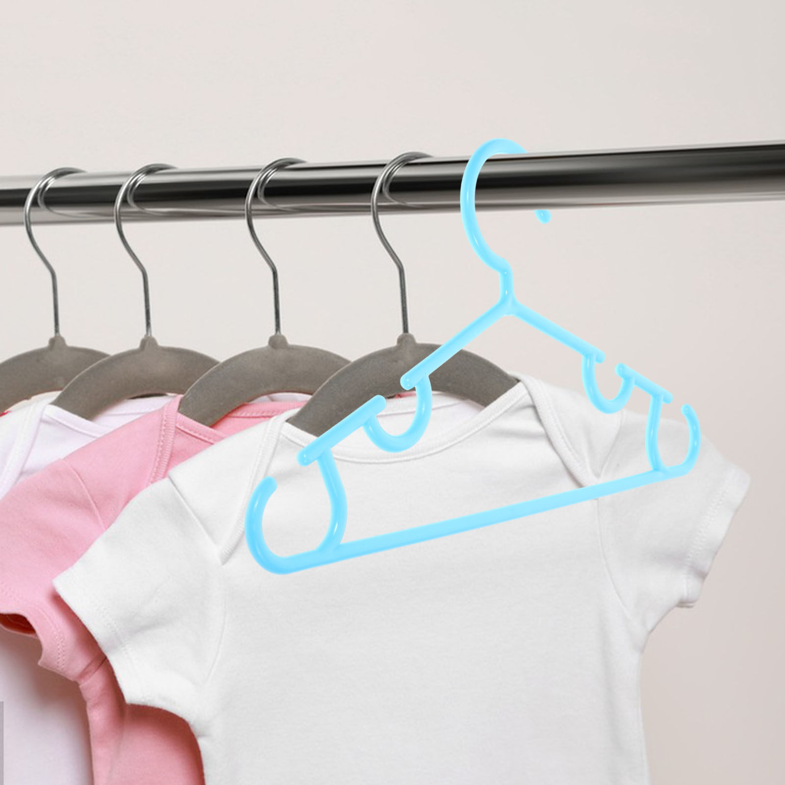 Baby Nursery Hangers - 10 cintres antidérapants sûrs et pratiques