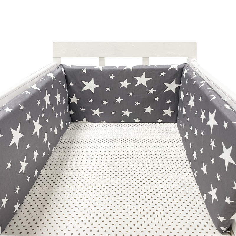 Convertible Crib Set - Lit de bébé étoiles nordiques 200x30CM,