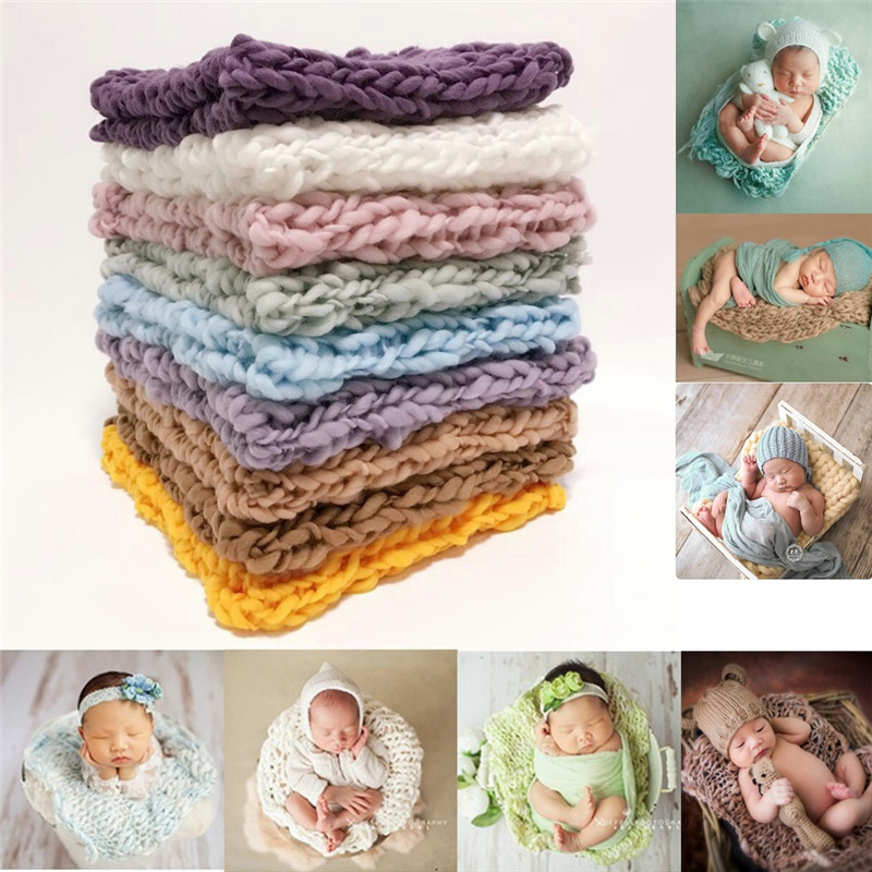 Baby Wrap Stretchy - Accessoires de photographie pour nouveau-nés, tapis
