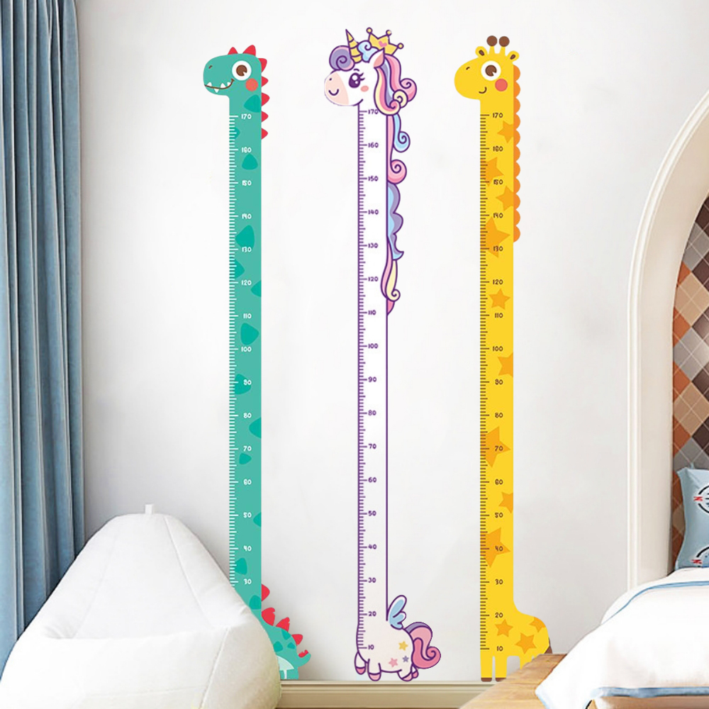 Baby Nursery Wall Mural - Autocollant de hauteur mignon de dessin