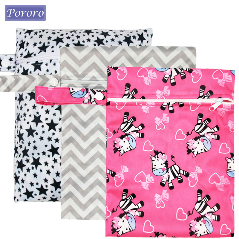 Baby Nursery Bags - Sac humide réutilisable imperméable, organisateur de
