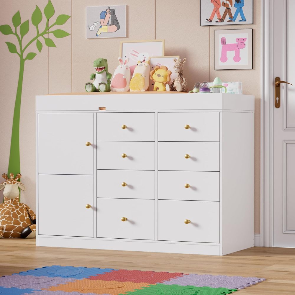 Commode classique pour bébé av - Baby Nursery Dresser Changing Table avis et prix