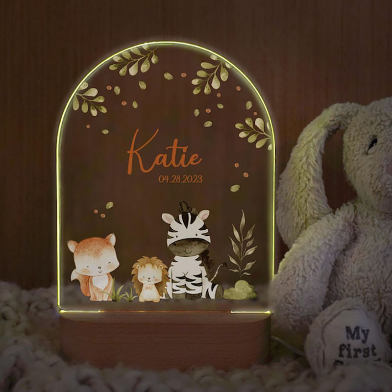 Nom personnalisé bébé veilleus - Baby Nursery Lamp avis et prix