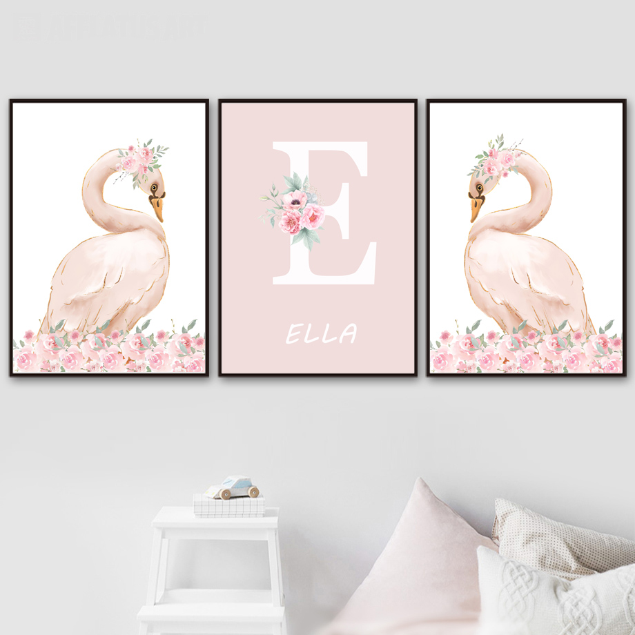 Toile murale d'ange rose pour  - Baby Nursery Modern avis et prix