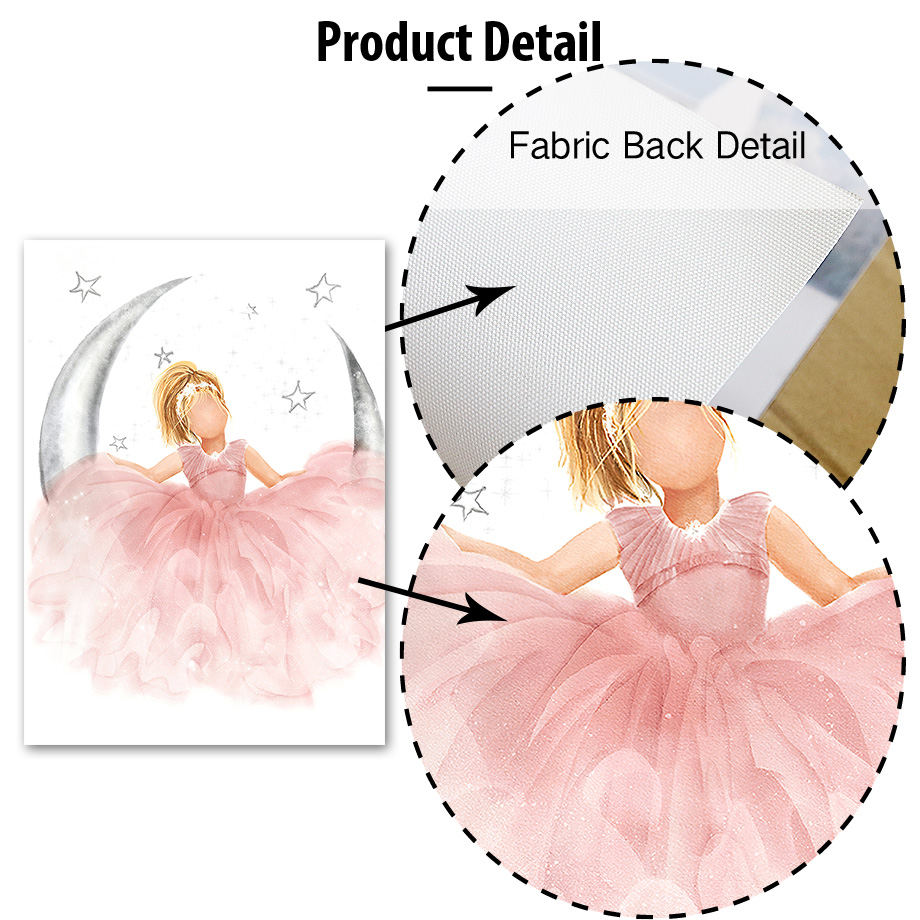 Toile murale d'ange rose pour  - Baby Nursery Modern avis et prix