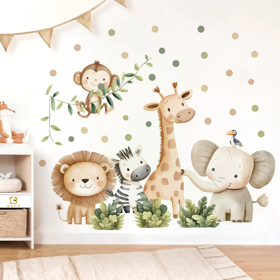 Autocollants muraux animaux de - Baby Nursery Modern avis et prix