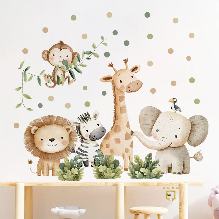 Autocollants muraux animaux de - Baby Nursery Modern avis et prix