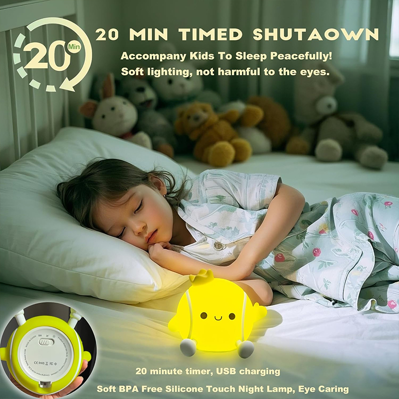 Lampe de nuit en silicone mign - Baby Nursery Lamp avis et prix