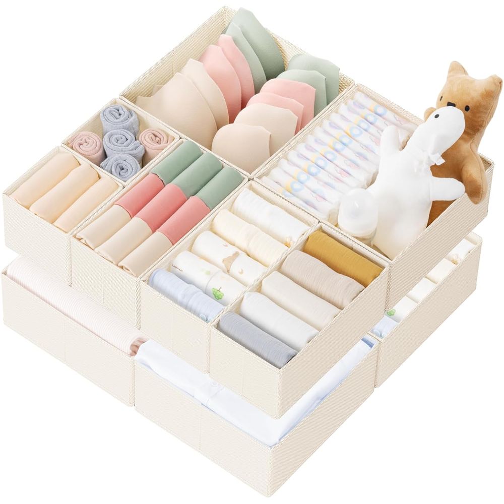 Lot de 10 organiseurs de tiroi - Closet Organizer Baby avis et prix