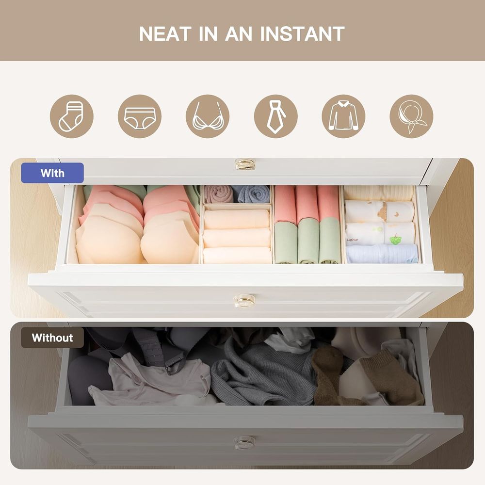 Lot de 10 organiseurs de tiroi - Closet Organizer Baby avis et prix