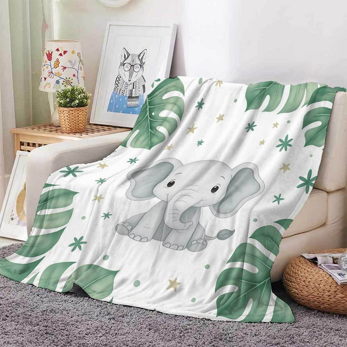 Couverture mignonne en forme d - Baby Nursery Elephant Theme avis et prix