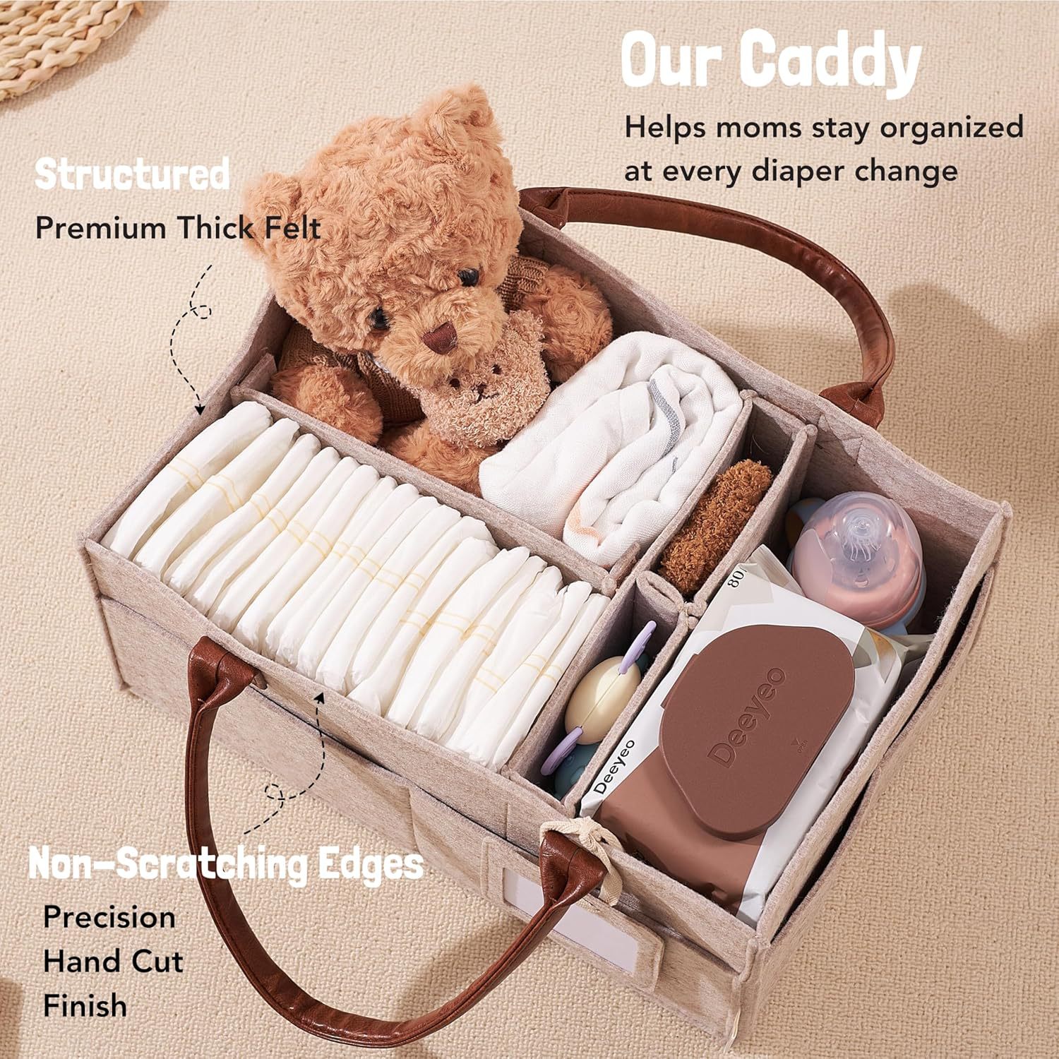 Panier de rangement en feutre  - Baby Nursery Bags avis et prix