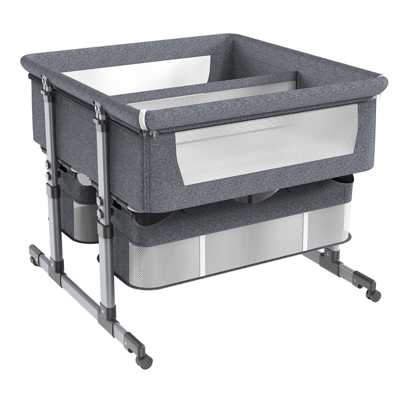 Lit bébé jumeau portable, amov - Baby Nursery With Queen Bed avis et prix