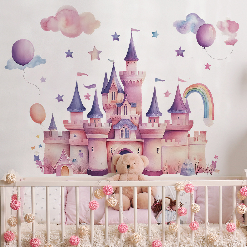 Autocollants muraux château ro - Baby Nursery Wall Mural avis et prix