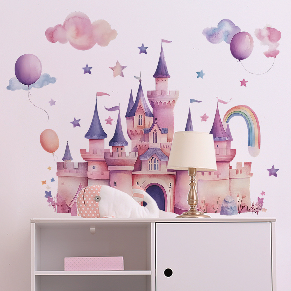 Autocollants muraux château ro - Baby Nursery Wall Mural avis et prix