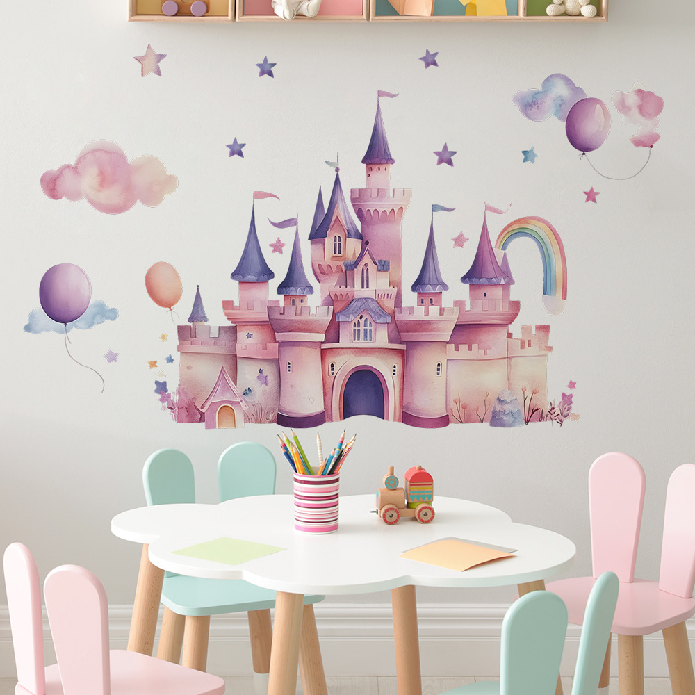 Autocollants muraux château ro - Baby Nursery Wall Mural avis et prix