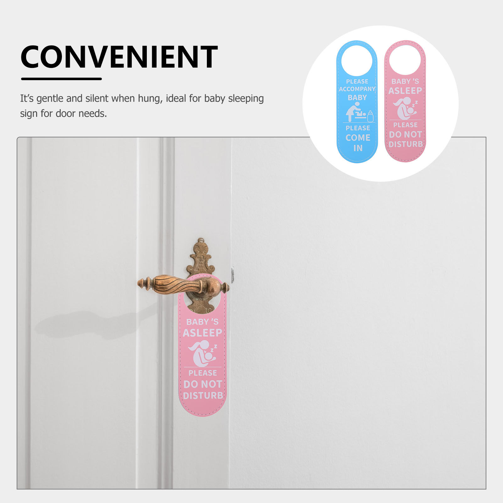 Lot de 2 panneaux de porte dou - Baby Nursery Hangers avis et prix