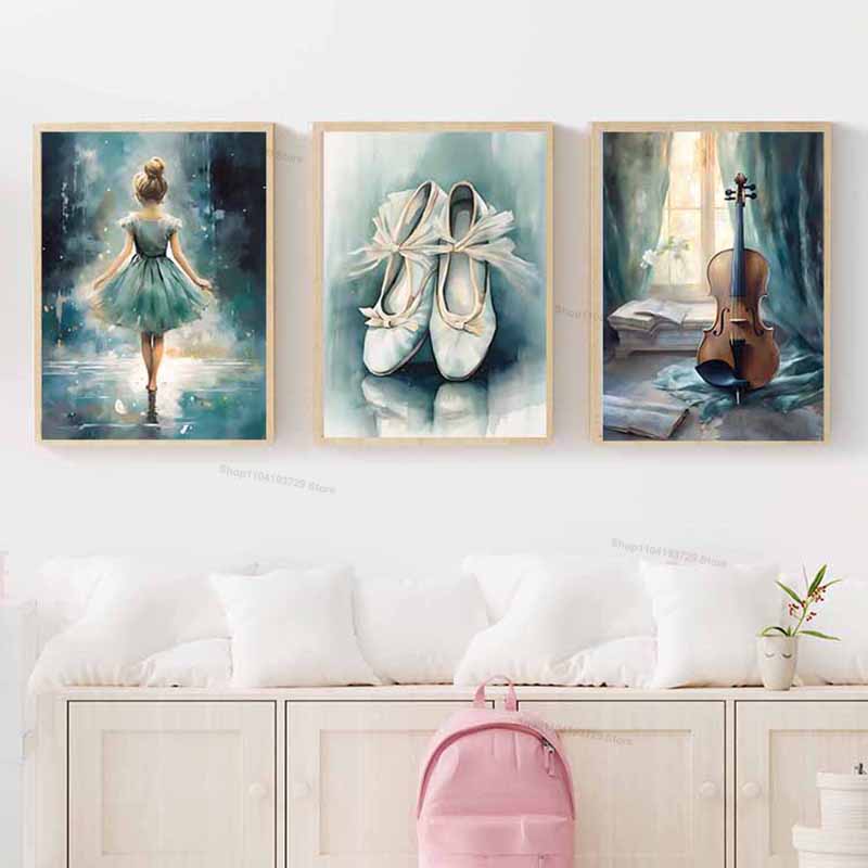 Peinture sur toile de fille da - Baby Nursery Modern avis et prix