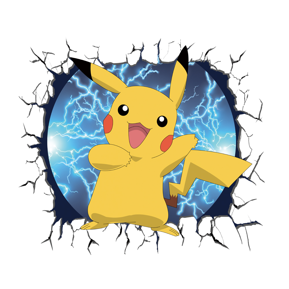 Autocollant mural Pikachu de d - Baby Nursery Wall Mural avis et prix