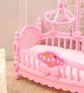 Maison de poupée Miniature 1:1 - Baby Nursery Crib avis et prix