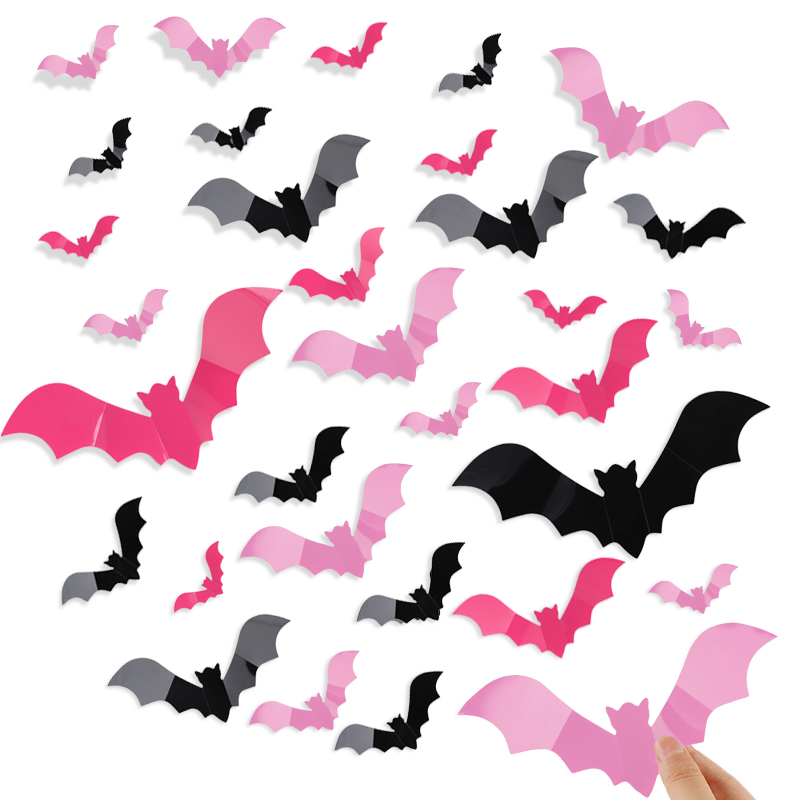24/48 pièces Halloween rose ch - Baby Nursery Wall Mural avis et prix