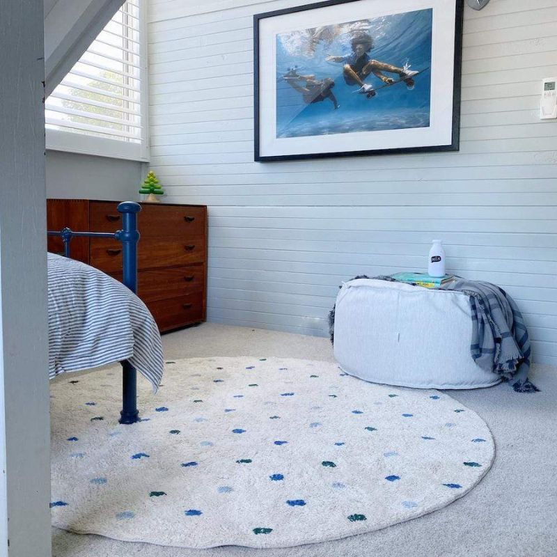 Tapis moelleux à pois pour enf - Soft Rug Nursery avis et prix