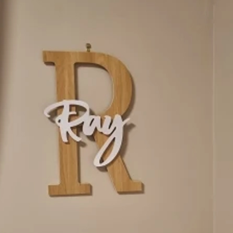 Signe de nom en bois personnal - Baby Nursery Modern avis et prix