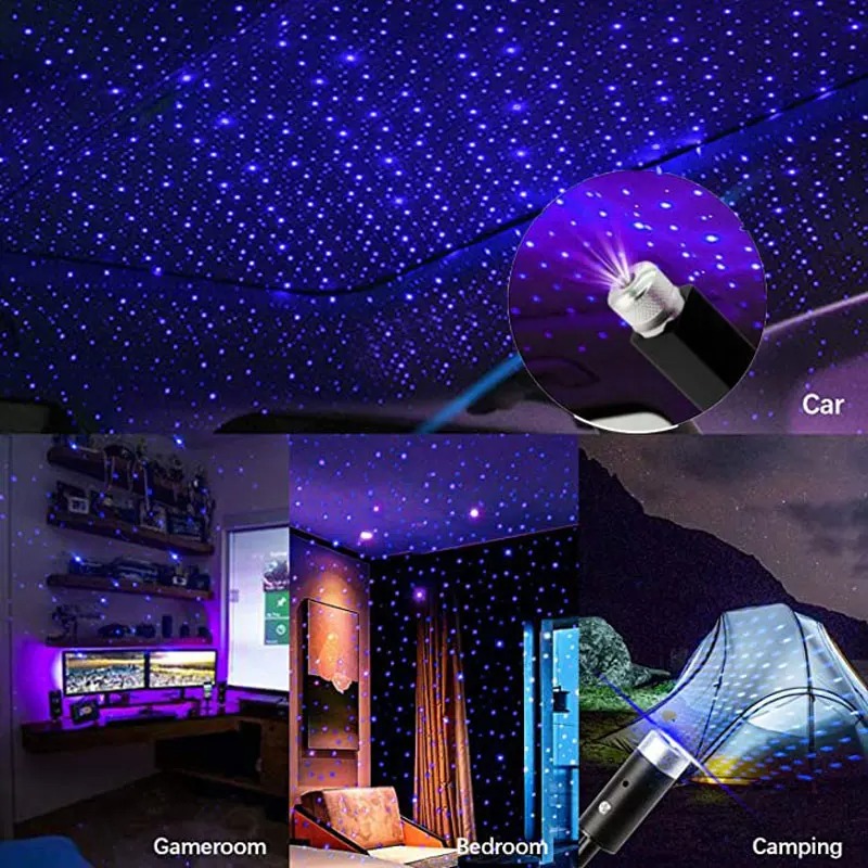 Voiture romantique LED ciel ét - Night Light Projector Stars avis et prix