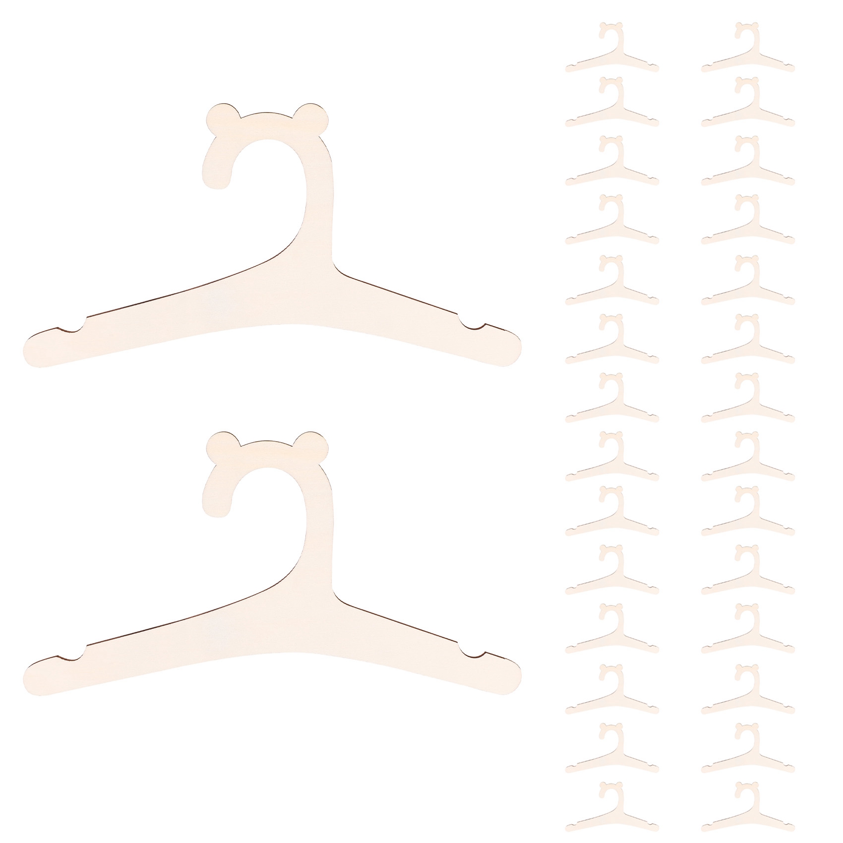 Cintres en bois naturel pour v - Baby Nursery Hangers avis et prix
