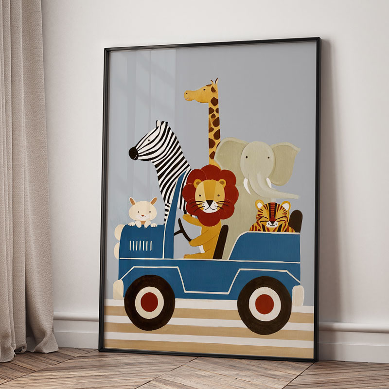 Tableau mural en toile amusant - Baby Nursery Modern avis et prix