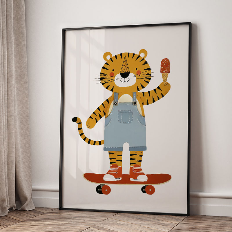 Tableau mural en toile amusant - Baby Nursery Modern avis et prix