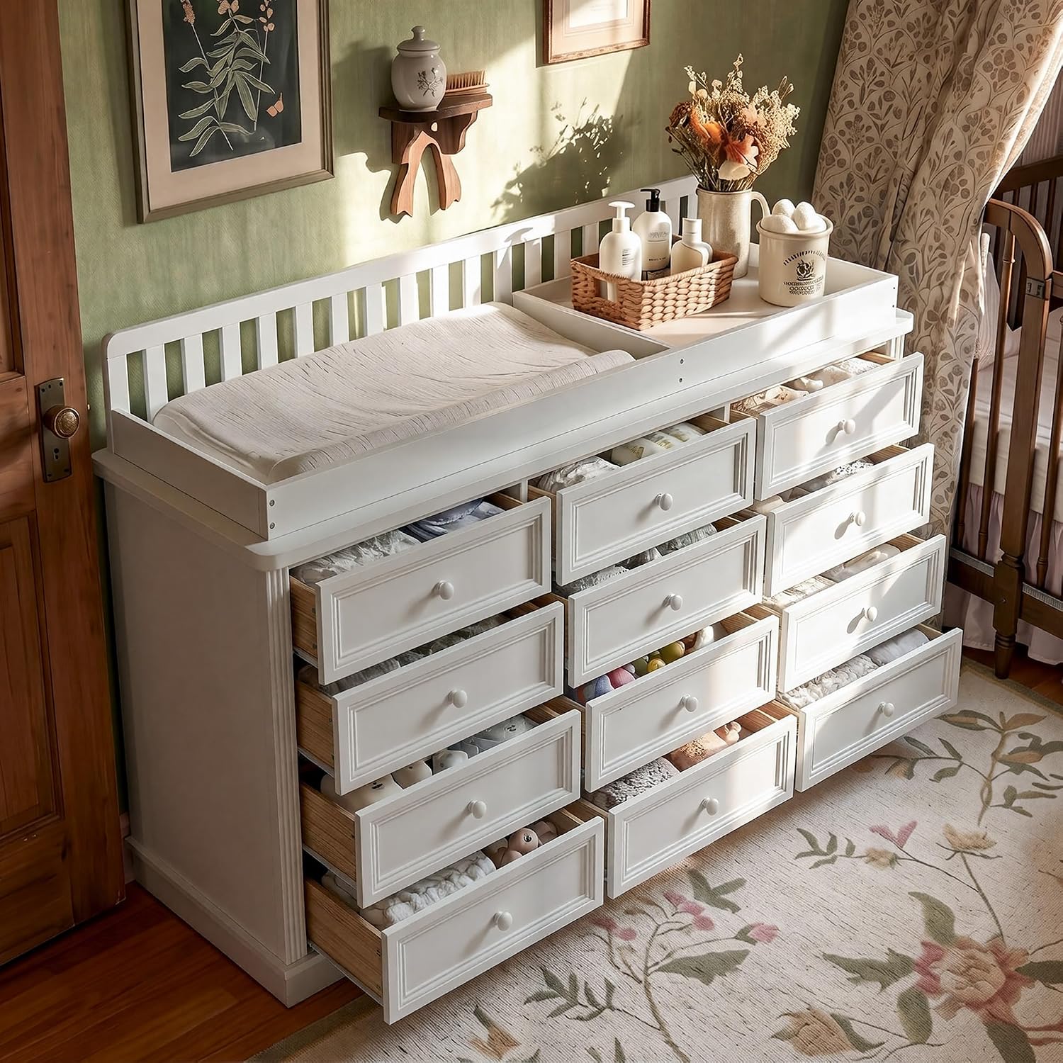 Table à langer et commode pour - Baby Nursery Dresser Changing Table avis et prix