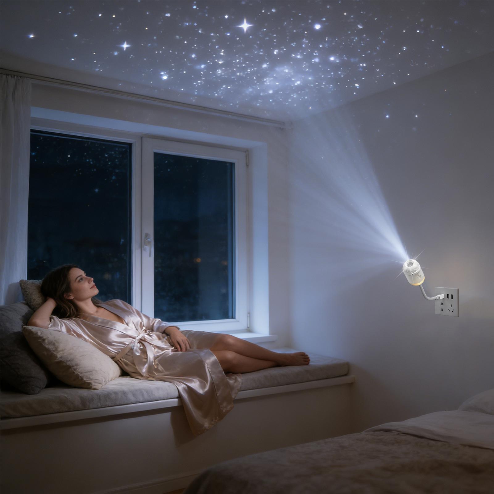 Lumière d'ambiance LED USB pou - Night Light Projector Stars avis et prix