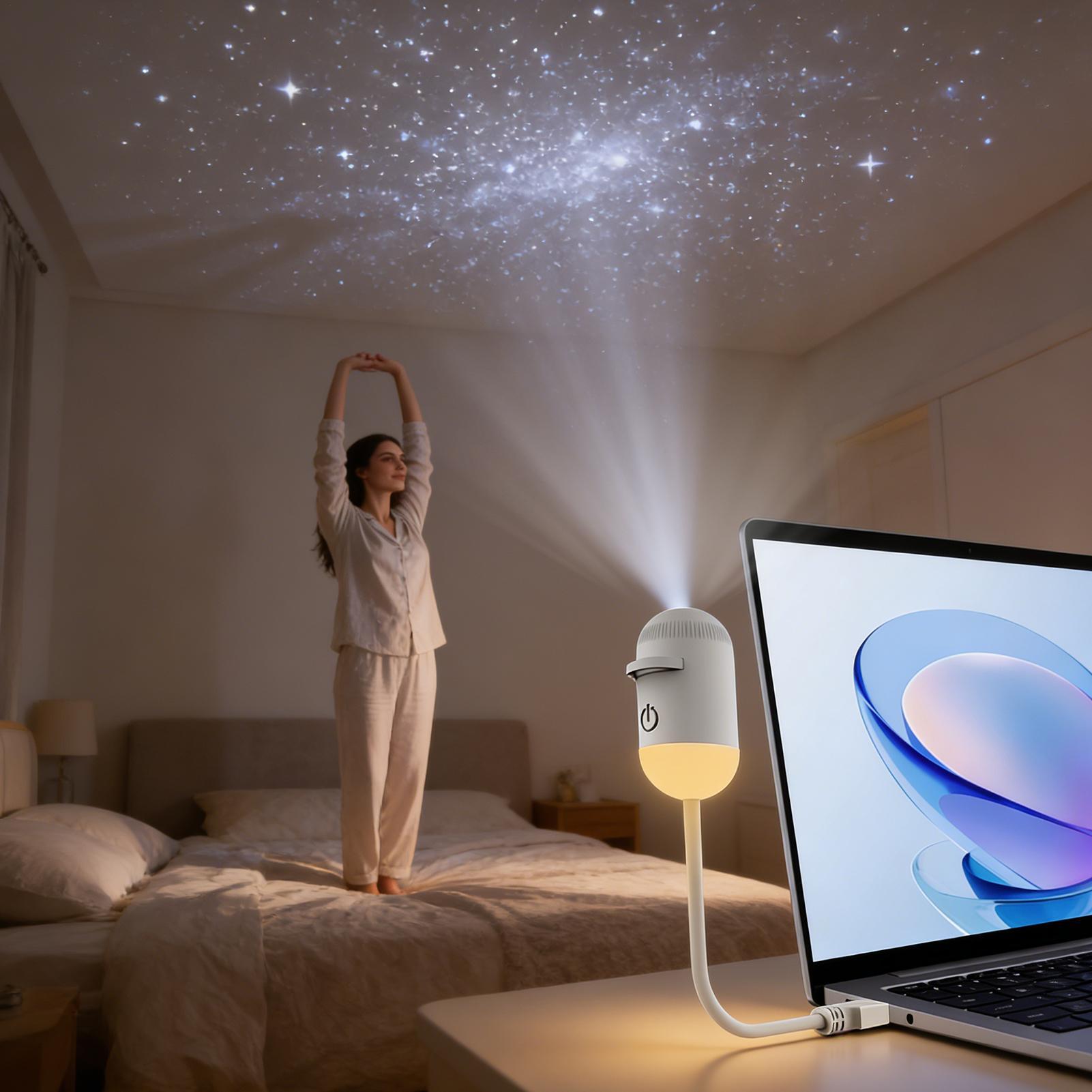 Lumière d'ambiance LED USB pou - Night Light Projector Stars avis et prix