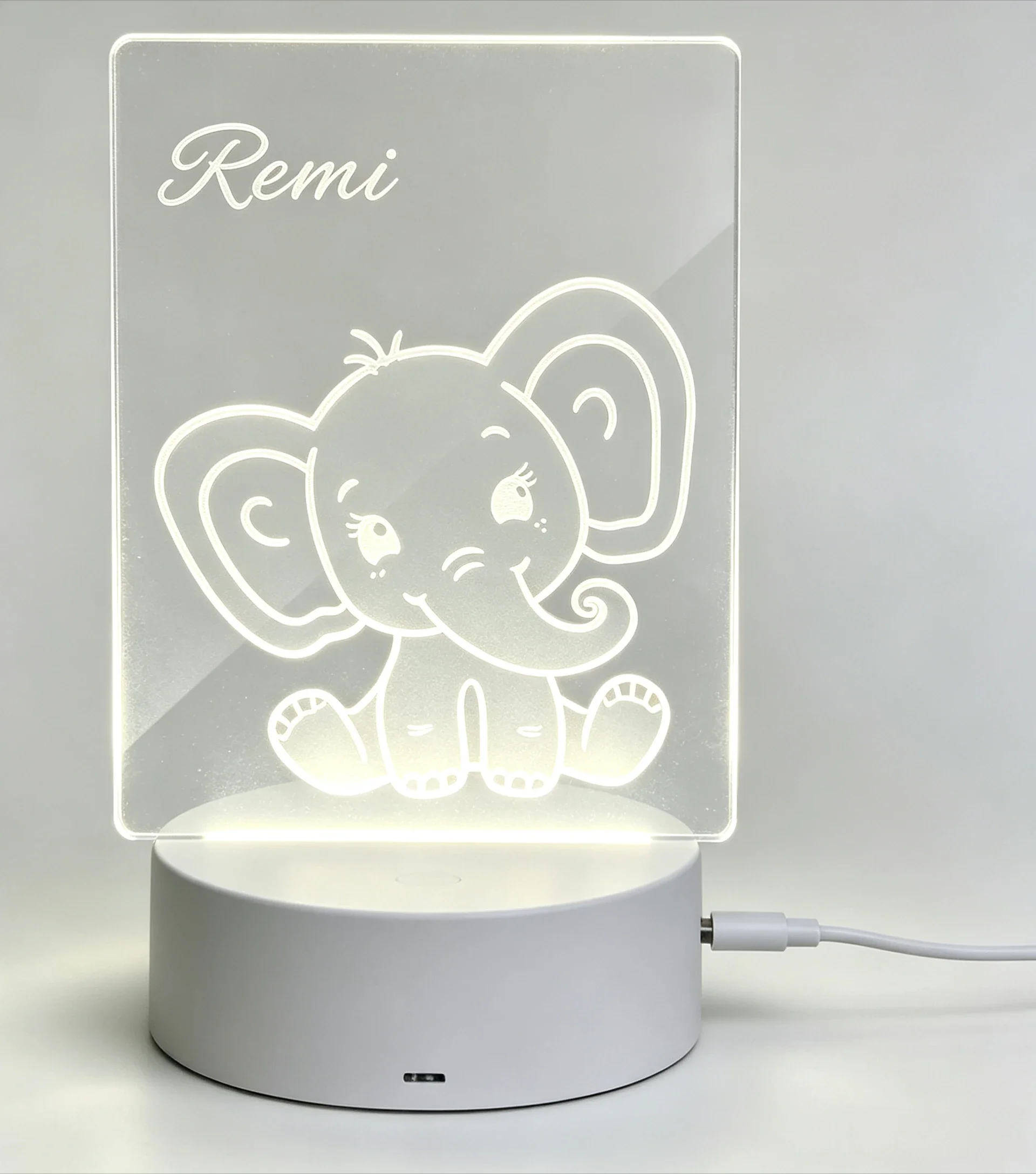 Lampe de nuit en acrylique ave - Baby Nursery Lamp avis et prix