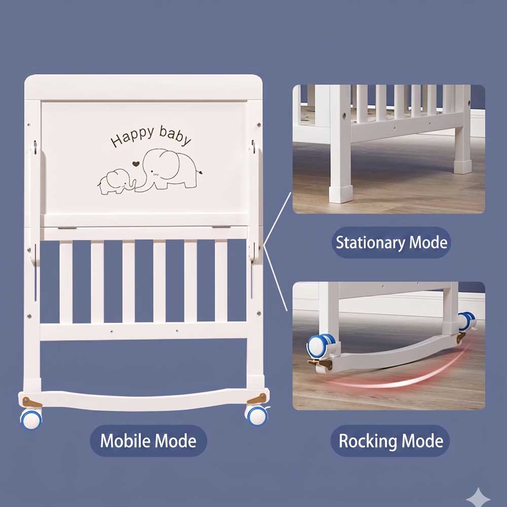 Lit bébé convertible en bois m - Convertible Crib Set avis et prix