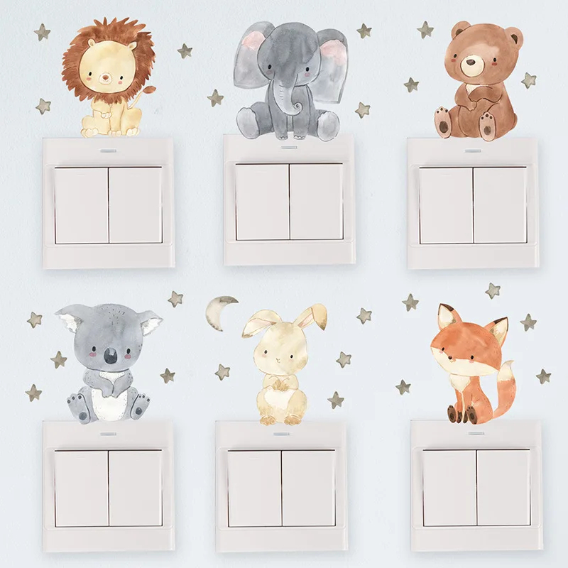 Autocollants muraux animaux de - Baby Nursery Modern avis et prix