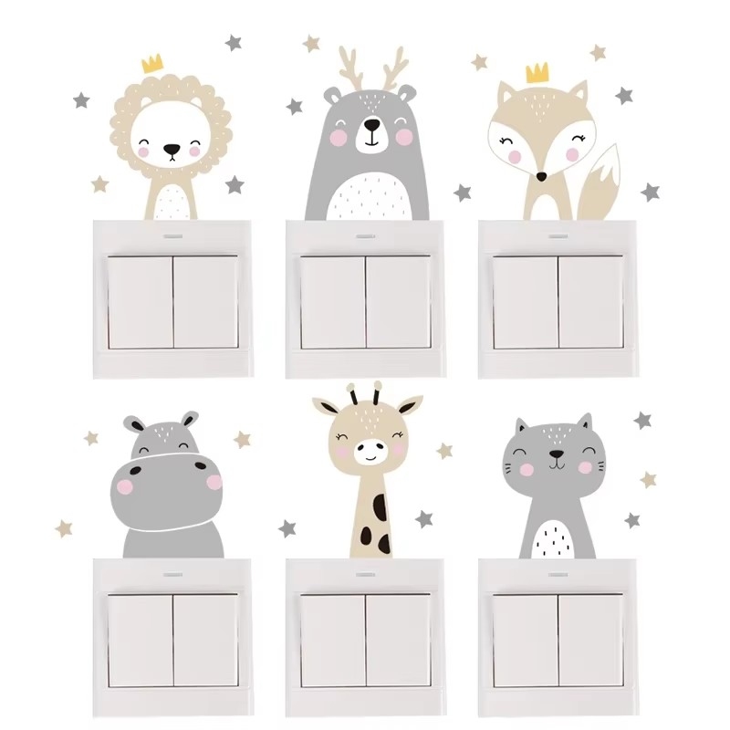 Autocollants muraux animaux de - Baby Nursery Modern avis et prix