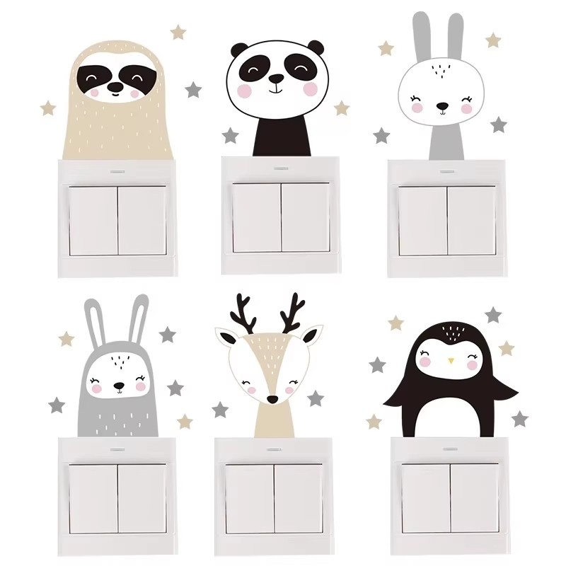 Autocollants muraux animaux de - Baby Nursery Modern avis et prix