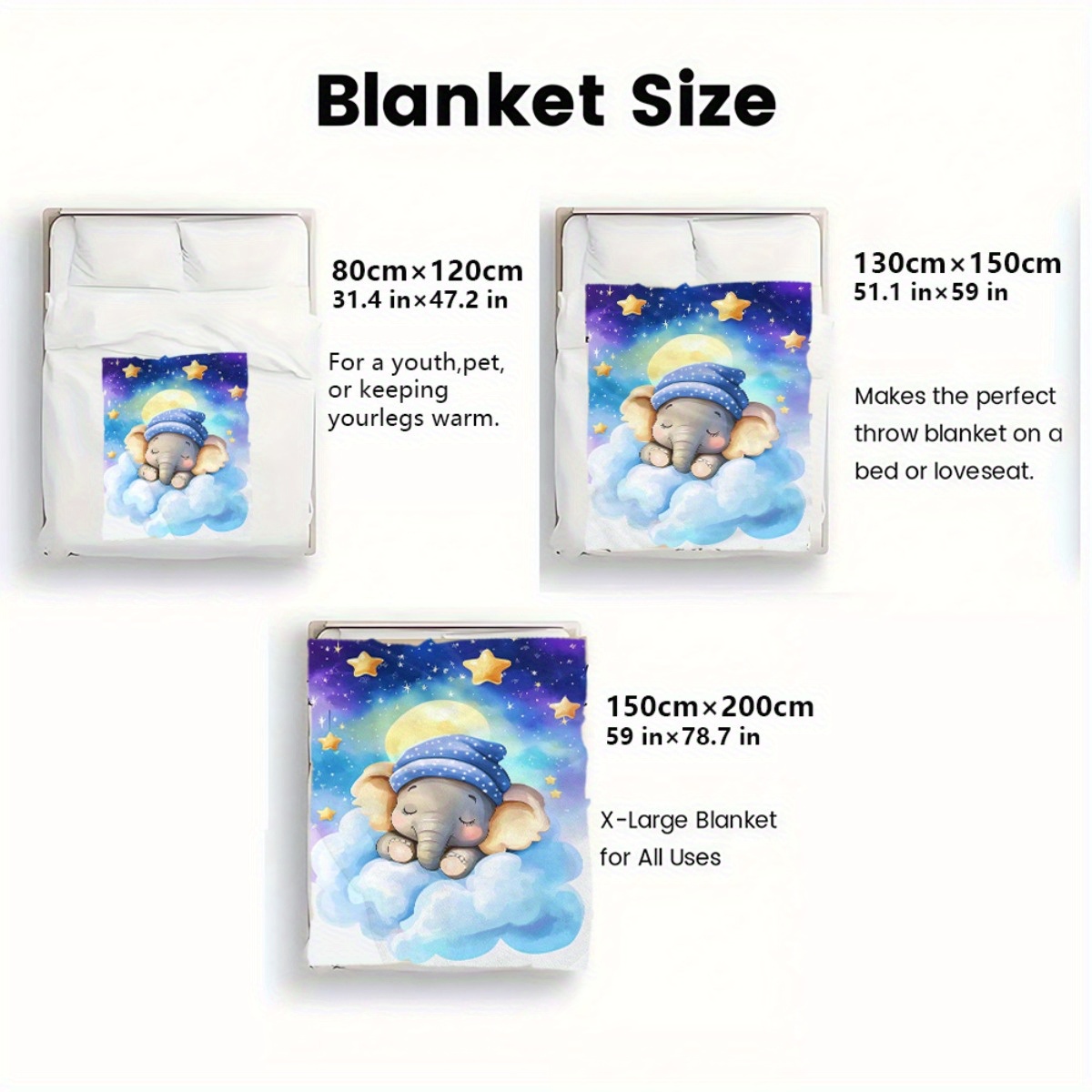 Couverture polaire pour bébé e - Baby Nursery Elephant Theme avis et prix
